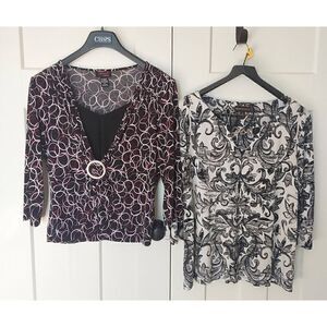 Two top bundle Sz XL Clothing & Co and Dana Buchman